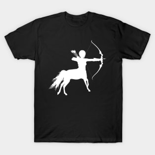 Sagittarius Mythical Creature Silhouette T-Shirt